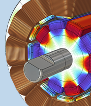 永磁电机三重机的特性图形，使使用钢板和彩虹彩虹进进视化。